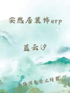 安然居装饰erp